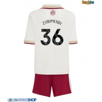 Maglie da calcio Arsenal Martin Zubimendi #36 Terza Maglia Bambino 2025-26 Manica Corta + Pantaloni corti)